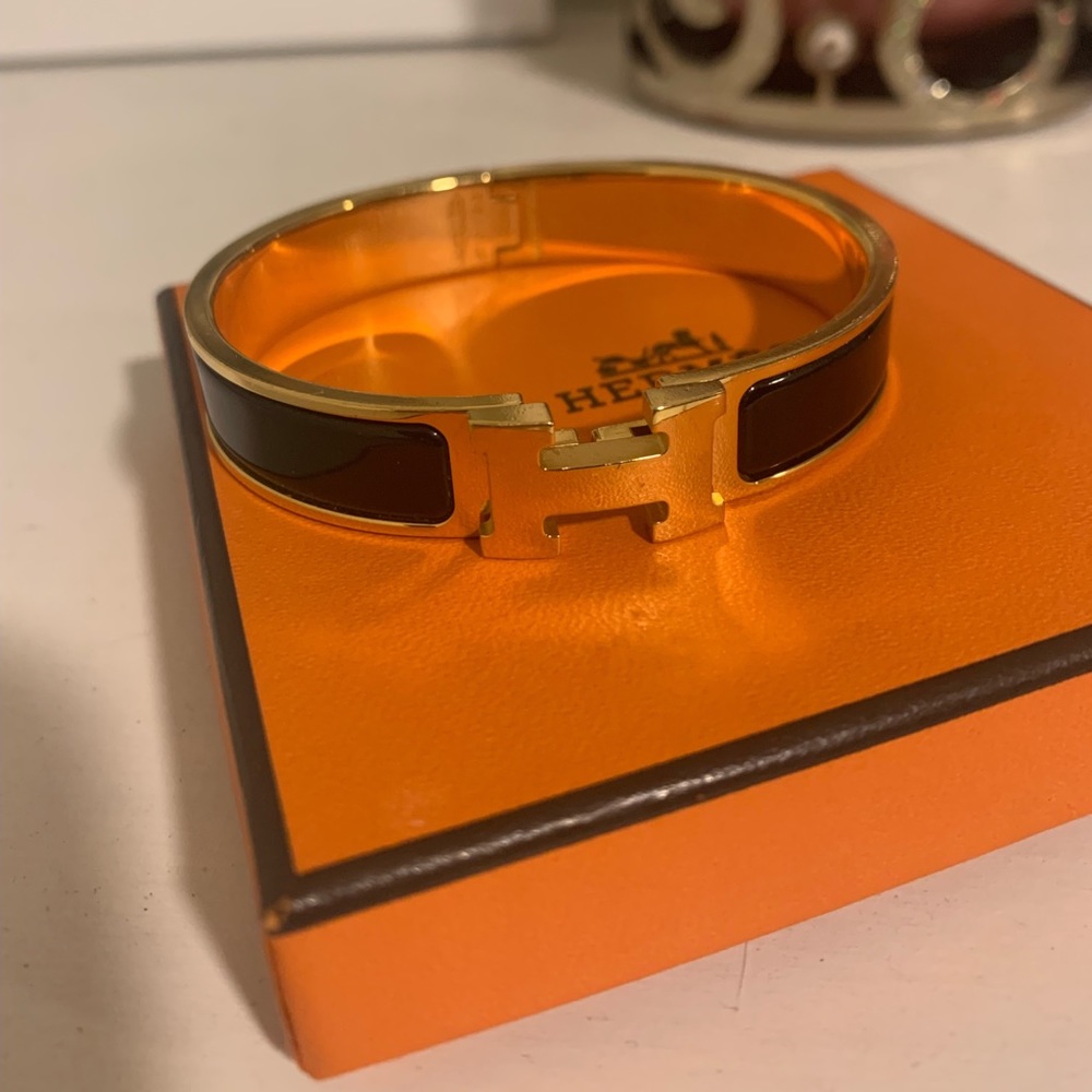 Authentic Hermes Clic H Bracelet
